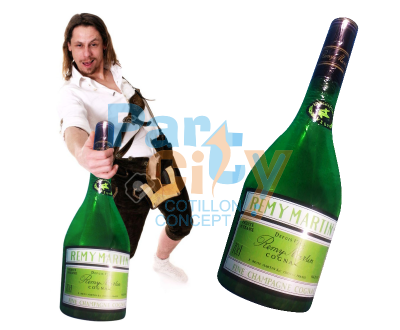INFLABLE BOTELLA CHAMPAGNE 76 cm
