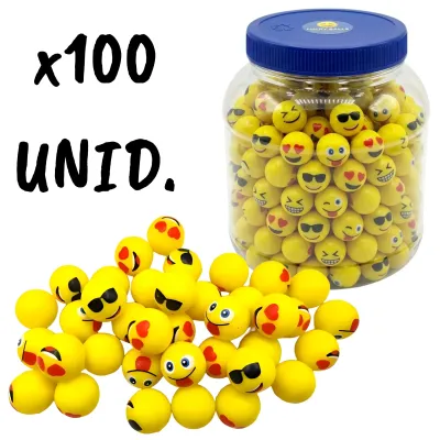 PELOTITAS SALTARINAS EMOJIS X100