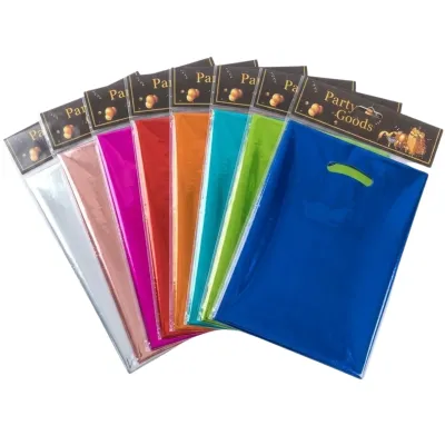 BOLSAS PLASTICAS METALIZADAS 10 UNIDADES