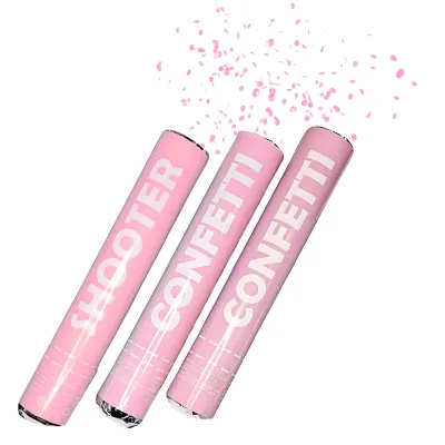 POPPER LANZA PAPELES PASTEL ROSA X12