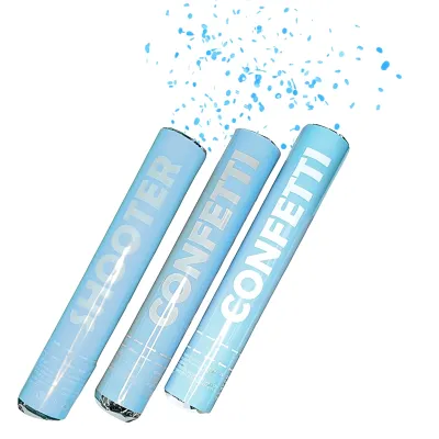 POPPER LANZA PAPELES PASTEL CELESTE X12