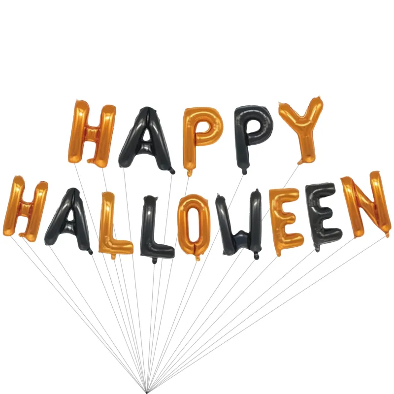 *Preventa* Set Globos Letra Halloween X10 Set