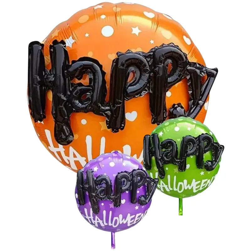 *Preventa* Set 3 Globos Happy Halloween X10 Set
