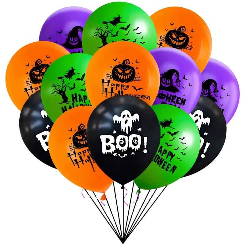 *Preventa* Bolsa X20 Globos Halloween Colores X10 Bolsas