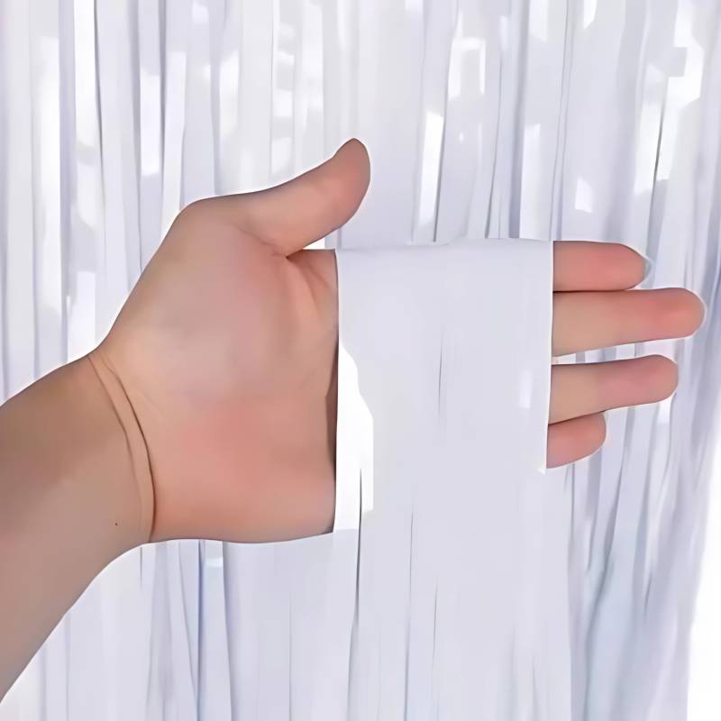 CORTINA LASER BLANCO X12 UNIDADES