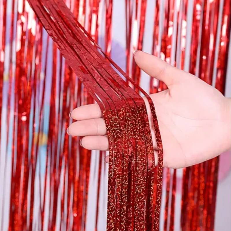 CORTINA LASER ROJO X12 UNIDADES