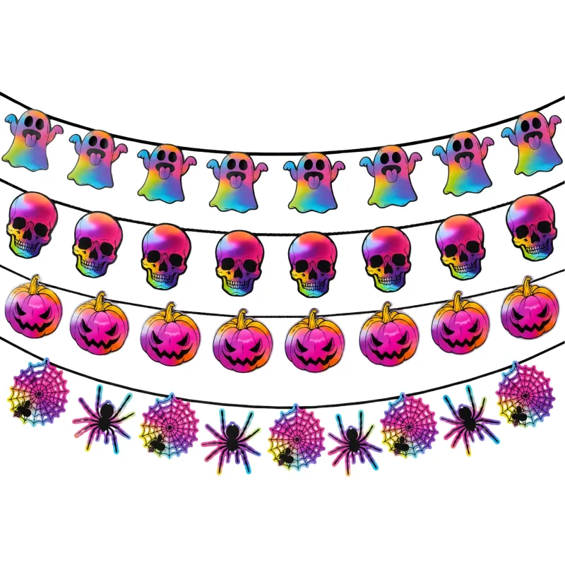 *Preventa* Guirnaldas Halloween Multicolor X6 Unidades
