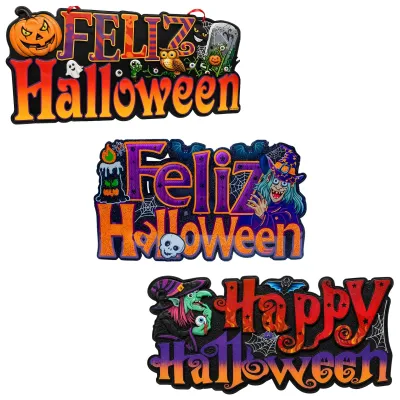 *Preventa* Carteles Halloween X3 Unidades
