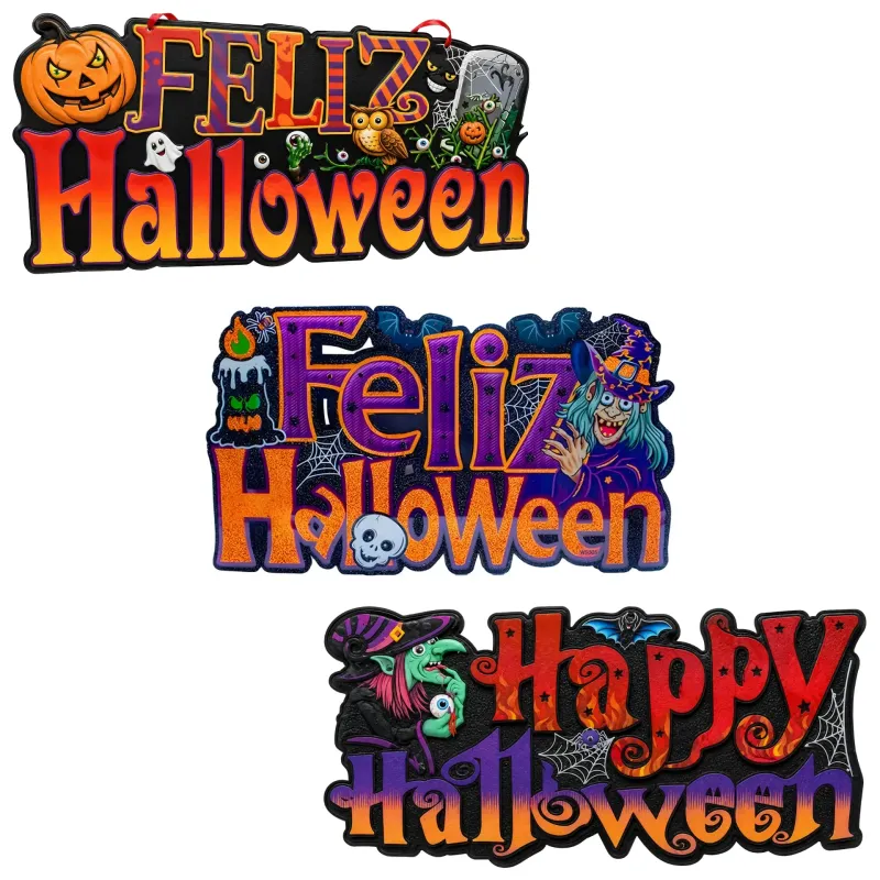 *Preventa* Carteles Halloween X3 Unidades