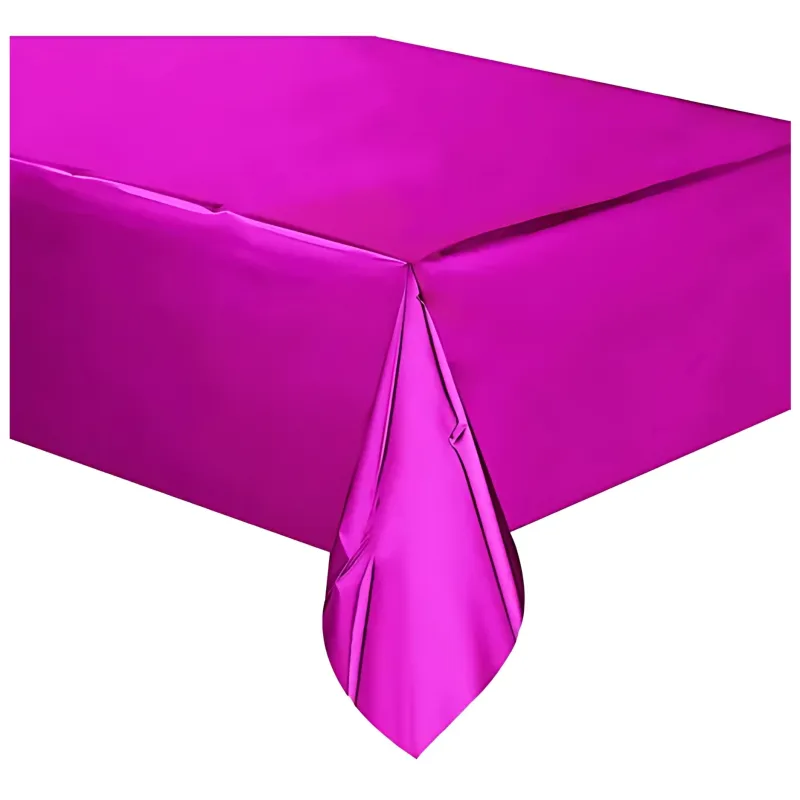 MANTEL METALIZADO FUCSIA X12 UNIDADES