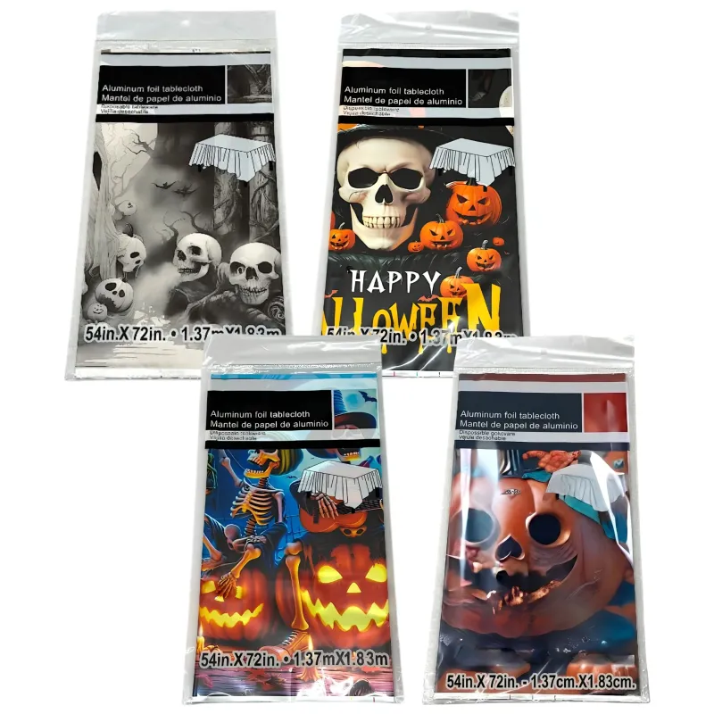 *Preventa* Manteles Halloween Diseños Surtidos X12 Unidades