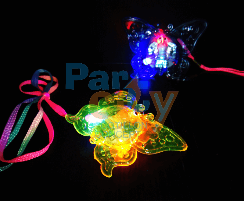 Colgante mariposa luminosa x36