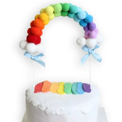*Preventa* Cake Topper Arcoiris