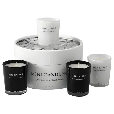 BOX DE MINI VELAS AROMATICAS X3 UNIDADES