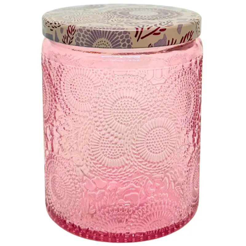 ENVASE PARA FABRICACION DE VELAS ROSA X6 UNIDADES