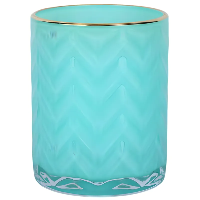 ENVASE PARA FABRICACIÓN DE VELAS CELESTE X6 UNIDADES