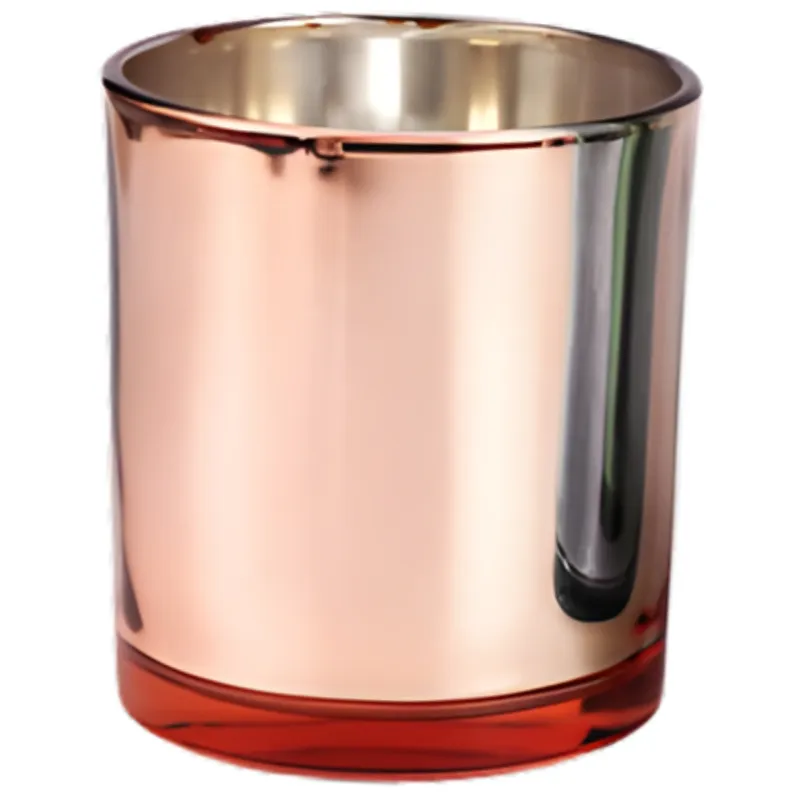 ENVASE PARA FABRICACIÓN DE VELAS ROSA GOLD X6 UNIDADES